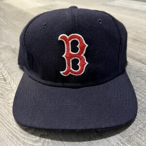 VTG Boston Red Sox Sports Specialties Plain Logo Hat Cap 100% Wool PRO 7 3/8